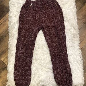 Vintage printed joggers